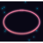 Svítící náhrdelník růžový 56 cm Amscan Svítící náhrdelník růžový 56 cm Amscan