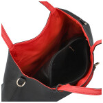 Módní koženkový set kabelek Maricela, černý