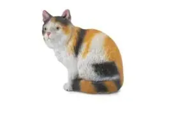Collecta 3-barevná sedící domácí kočka
