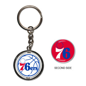 Wincraft Přívěšek na klíče Philadelphia 76ers NBA Spinner Key Ring WI_54284017