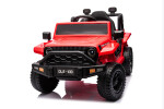 Mamido Elektrické autíčko OFFROAD červené 12V Vysoký podvozek, široké sedadlo, Odpružené nápravy, 2,4 GHz Dálkové ovládání LED světla
