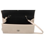 Elegantní psaníčko s vykrojenou klopou Borana, béžová