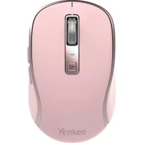 YENKEE YMS 2085PK WL NOBLE růžová / bezdrátová optická myš / 2400 DPI / 5 tlačítek / 2.4 GHz / BT / USB-C (8590669333899)