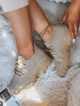 Dámské ponožkové tenisky STEEL THUNDER khaki FashionStreet ZY0345 36