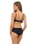 Měkká podprsenka Lupo 2513 bralette černo-béžová 70E