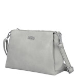 Trendy dámská koženková crossbody kabelka Denissa, šedá
