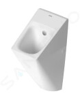 DURAVIT - Viu Pisoár, zadní přívod vody, Rimless, s WonderGliss, bílá 28163000071