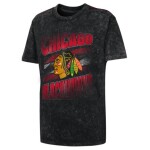 Outerstuff Dětské tričko Chicago Blackhawks NHL Fresh Mindset Crew Nk Mineral Velikost: Dětské L (11 - 12 let)