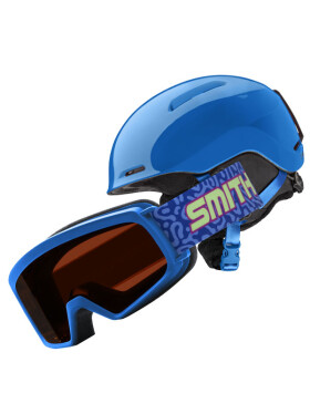 Smith GLIDE JR/SNOWDAY Cobalt / RC36 dětská helma na snowboard - 51-55