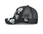 New Era Pánská kšiltovka Las Vegas Raiders NFL 9FORTY M-Crown A-Frame Trucker All Over