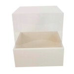 Cake star Box na dort s průhledným víkem 28x28x31cm