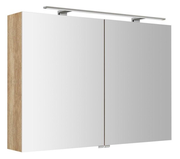 SAPHO - RIWA galerka s LED osvětlením, 101x70x17cm, dub alabama RIW100-0022