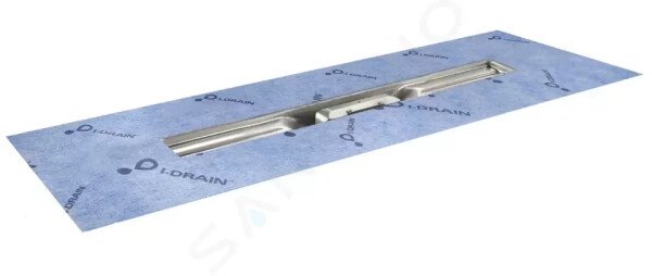 I-Drain - Linear 72 Nerezový sprchový žlab, délka 800 mm, s hydroizolací ID5M08001X1