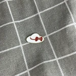 Pinarna.cz Bílý klobouk s červenou mašlí