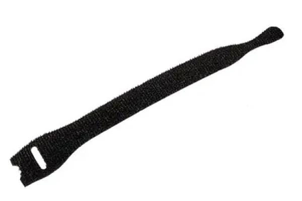 Velcro stahovací páska černá / Stahovací páska / suchý zip / 20 mm / 15 cm / 100 ks / samozhášecí (VEL-OW64428)
