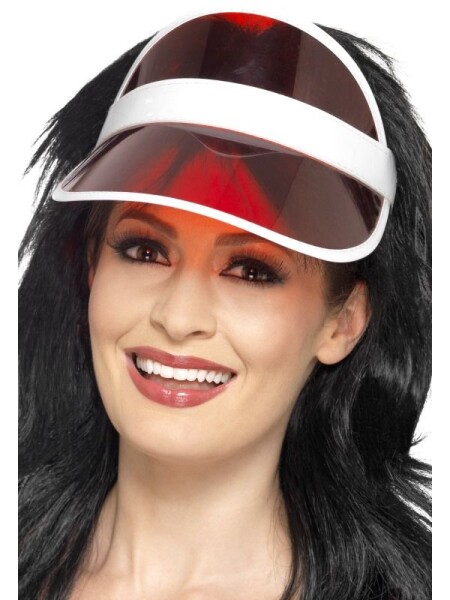 Smiffys.com Kšilt - červený - 80. léta