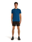 Pánské merino triko s krátkým rukávem ICEBREAKER Mens 125 Cool-Lite Speed SS Tee, Atlantis velikost: S