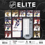 JF Turner Kalendář NHL Elite 2025 Wall Calendar