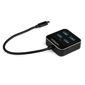 StarTech USB-A Hub 4 porty černá / 4x USB-A / 10 Gbs (HB31C4AB)