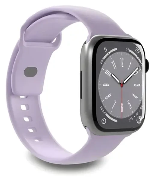 Puro Icon Tech Lavender / Silikonový řemínek / pro Apple Watch 42/44/45/49 mm (PUICNAW44LVD)