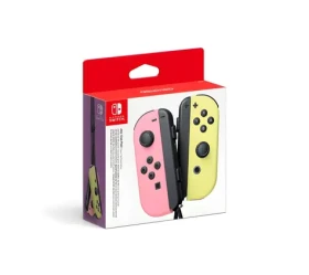 Nintendo Switch Joy-Con Pair pastelová růžovážlutá / Ovladač / Analogový joystick / 20 h
