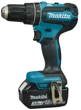 Makita LXT / Aku příklepový vrtací šroubák / 18V / Bezuhlíkový motor / 2x 3.0Ah / Kufr Makpac (DHP485SFJ)