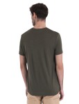 Pánské merino triko krátký rukáv ICEBREAKER Mens 150 Tech Lite III SS Tee, Loden velikost: M