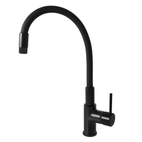 RAV Slezák - SEINA - Dřezová baterie s flexibilním ramínkem, Černá - matná, 1/2" SE919.5/10CMAT