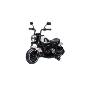 Mamido Dětská elektrická motorka Chopper Faster bílá