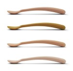 LIEWOOD Silikonová lžička pro děti Tuscany Rose multi mix D, růžová barva