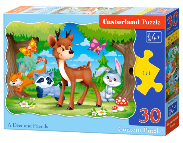 Puzzle Castorland 30 dílků - Koloušek a jeho přátelé