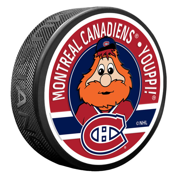 Mustang Puk Montreal Canadiens NHL Youppi Mascot Textured Puck
