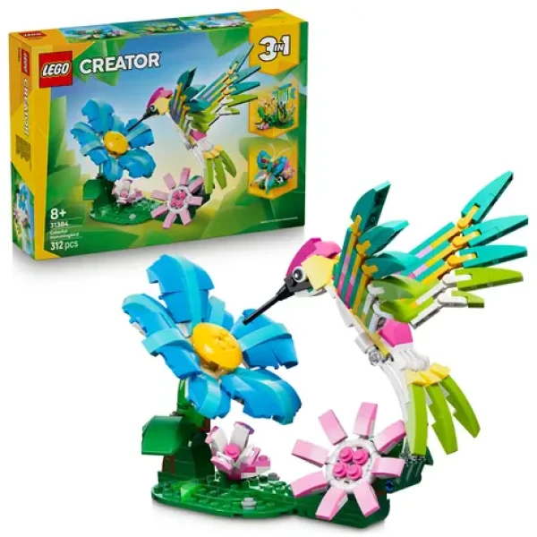LEGO® Creator 3 v 1 31384 Divoká zvířata: Barevný kolibřík