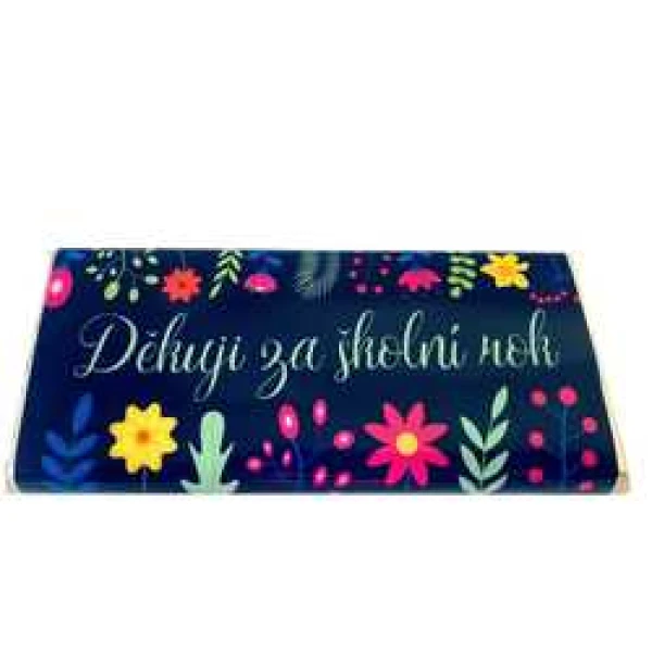 KAMILA CHOCOLATES Čokoláda Děkuji za školní rok hořká 40 g