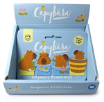 Záložky do knihy magnetické 4ks - Kapybara