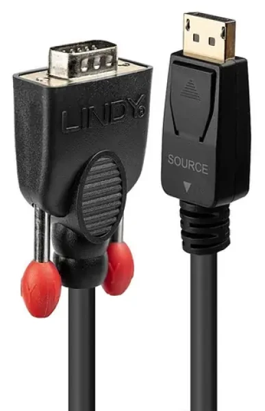 Lindy DisplayPort na VGA / Adaptér / 1 m / 1920x1200 px (41941)