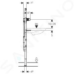 GEBERIT Duofix pro umyvadlo, pro 111.561.00.1