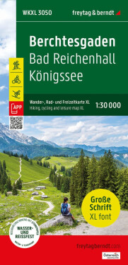 Berchtesgaden 1:30 000 / turistická, cyklistická a rekreační mapa (XL font)