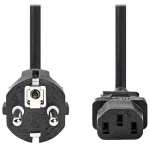 Nedis napájecí kabel Schuko - IEC-320-C13 černý / Napájecí kabel / 230 V / 10 A / 5 m (CEGL10030BK50)