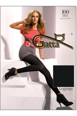 Dámské legíny model 16239511 100 black Gatta Barva: černá, Velikost: