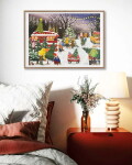 ViSSEVASSE Adventní kalendář Puzzle – 24 boxů, multi barva, papír