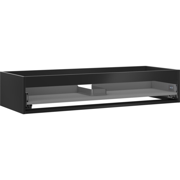 MEXEN - Box-A skříňka pro umyvadlo 120, 1 šuplík, černá mat 91AX0-1200-235-1-71