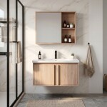 REA - Sada koupelnového nábytku s umyvadlem Gama T25023 BXM 70CM REA-M0206