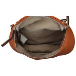 Stylová dámská koženková kabelko-ledvinka Ergitta new, hnědá