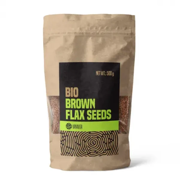 BIO lněná semínka hnědá - VanaVita (500 g) (43885-1-500g)