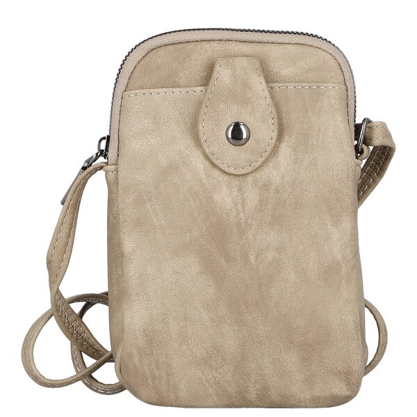 Menší dámská crossbody kapsa Lóra, béžová