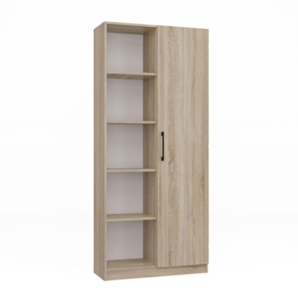 Regál 80 cm dveře sonoma