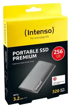 Intenso Premium Edition 256GB / Externí SSD / 1,8" / USB 3.0 / čtení 320 MB/s (3823440)