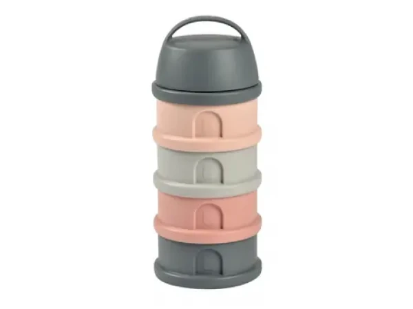 Beaba sada kelímků na sušené mléko Mineral Grey /Pink