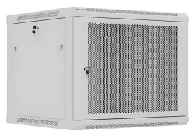 Lanberg WF01-6609-23S šedá / Nástěnný rozváděč / 19" / 9U / 600x600 mm / perforovaná dvířka (WF01-6609-23S)